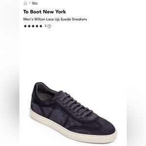 To Boot New York
Men's Wilton Lace Up Suede Sneakers